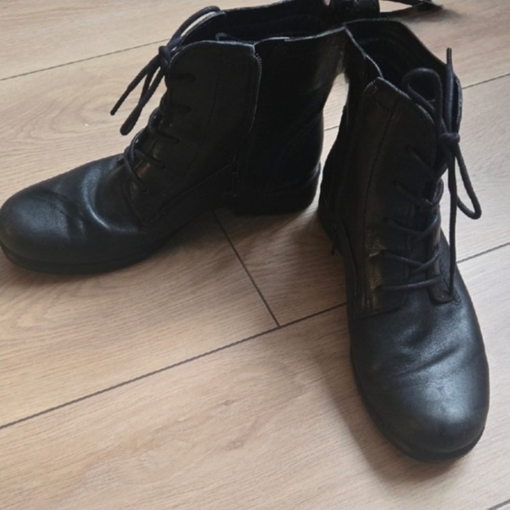 ECCO Touch 25 Lace Chukka Boots Sz EU38 US 7/7.5 - Picture 2 of 11